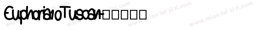 Euphoria Tuscan字体转换